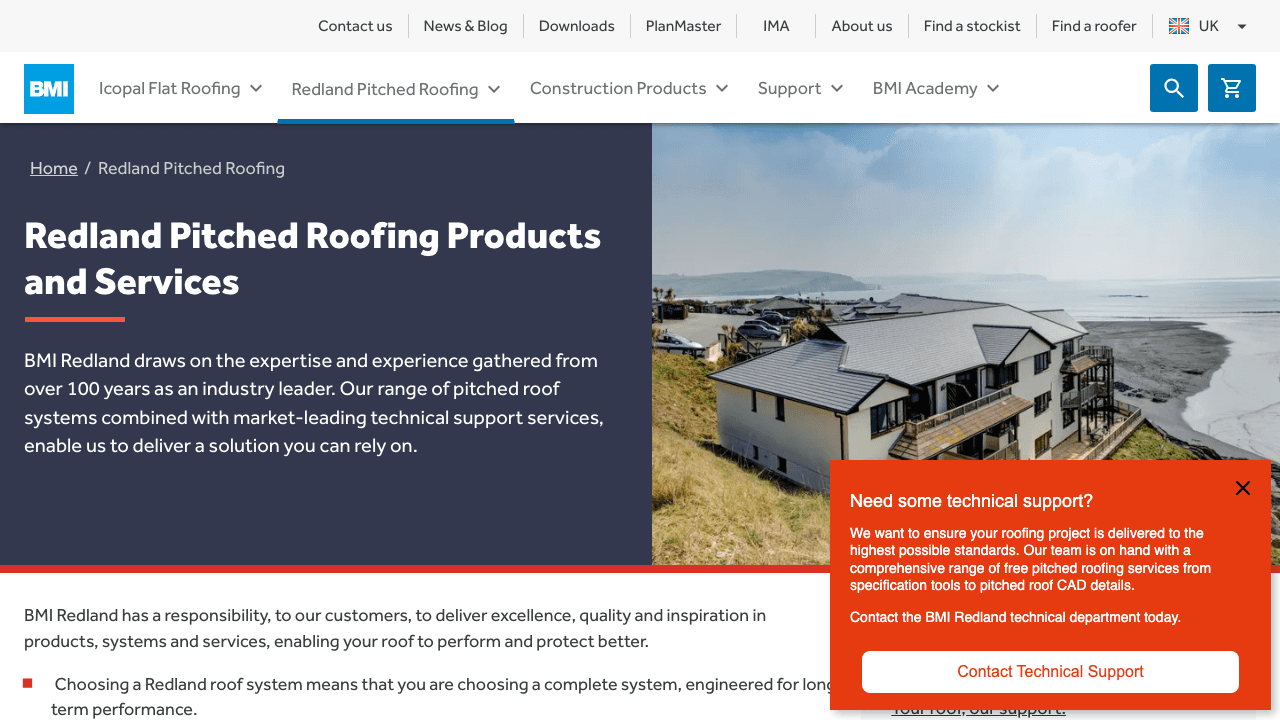 Redland (BMI Group) — Roofing in Leighton Buzzard