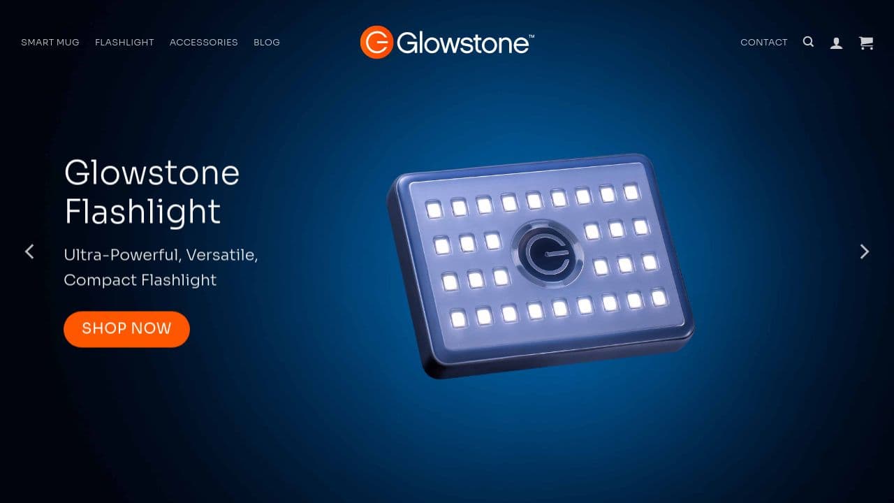 GLOWSTONE LTD website screenshot