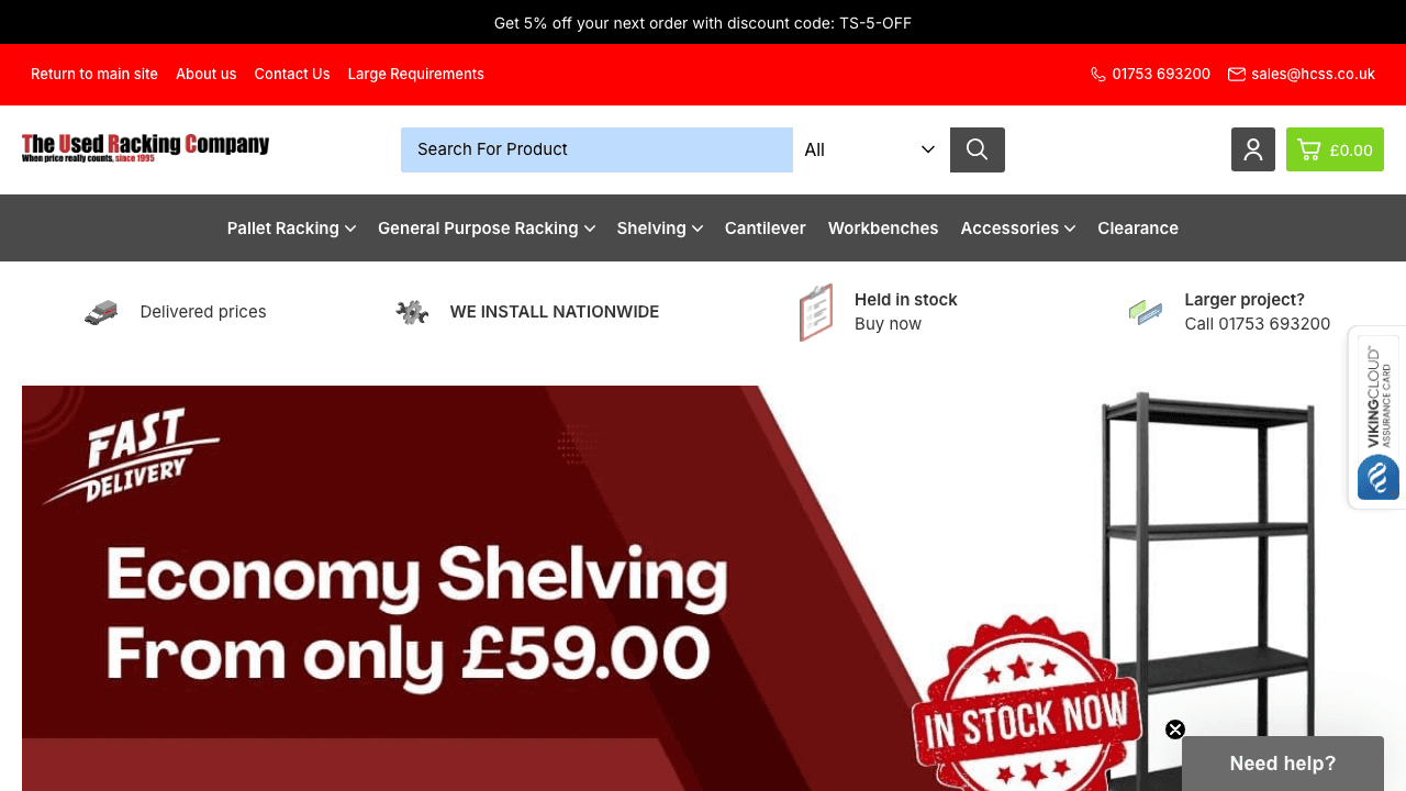 The Shelving Shop Ltd — Storage Solutions in Nottingham