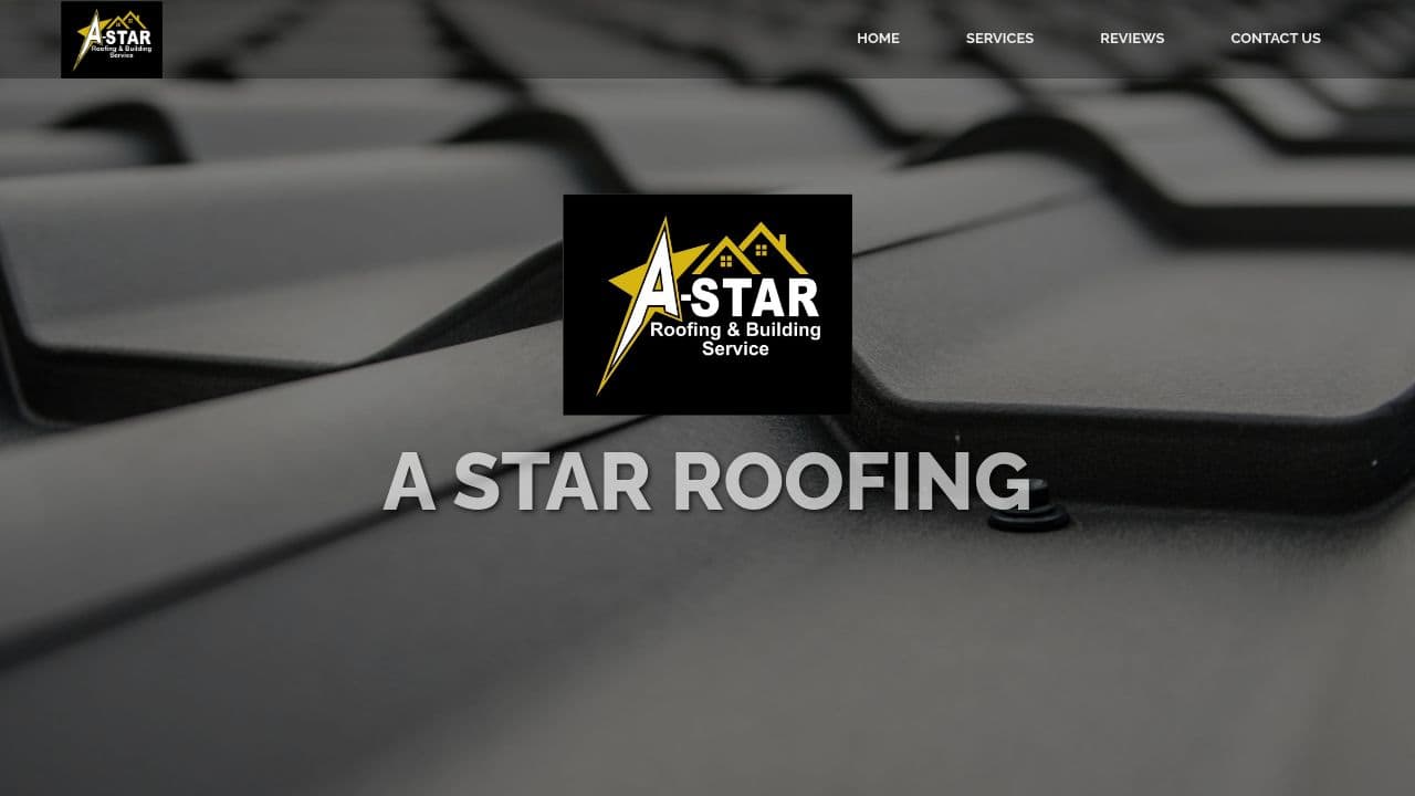 A STAR ROOFING SERVICES LTD website screenshot