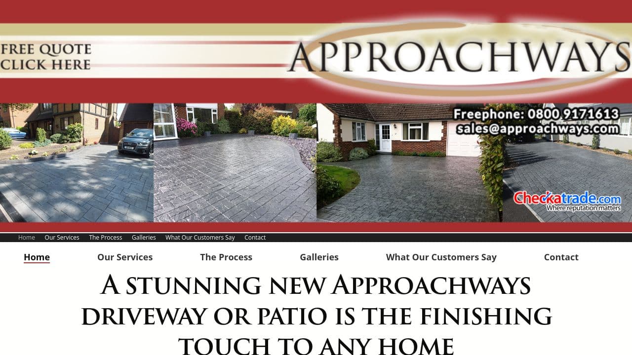 APPROACHWAYS LIMITED website screenshot