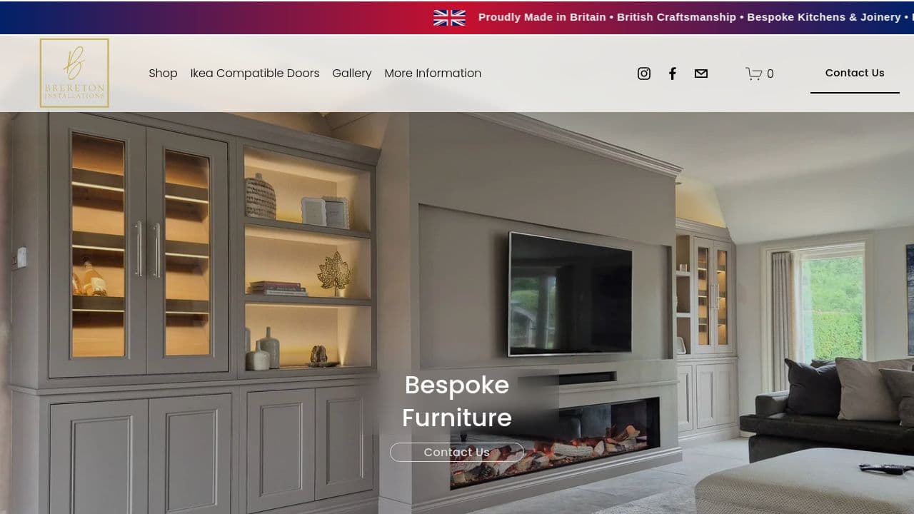 BRERETON INSTALLATIONS LIMITED website screenshot