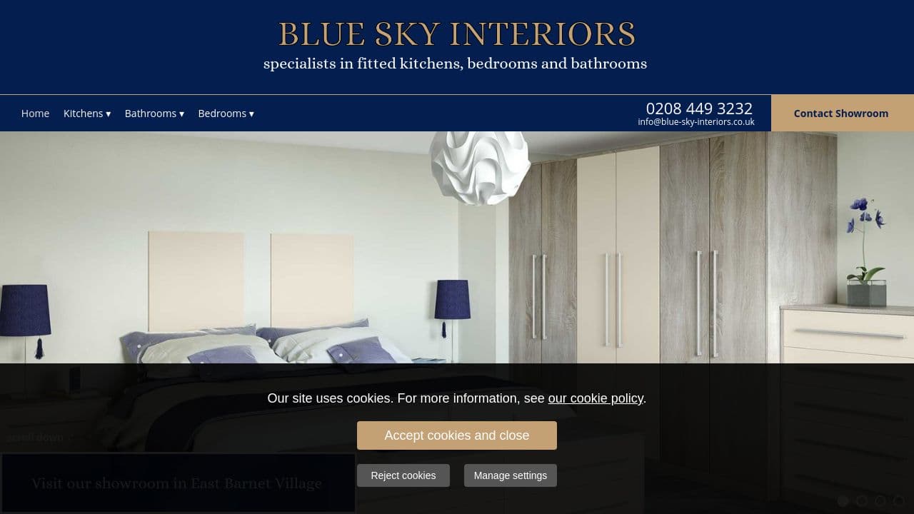 BLUE SKY INTERIORS LIMITED website screenshot
