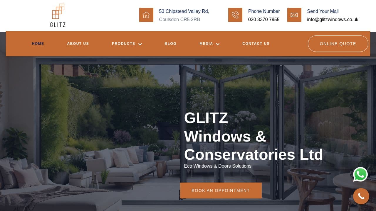 GLITZ WINDOWS AND CONSERVATORIES LTD — Building Services in Coulsdon
