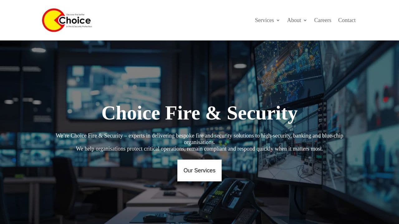 CHOICE SECURITY SOLUTIONS LIMITED website screenshot