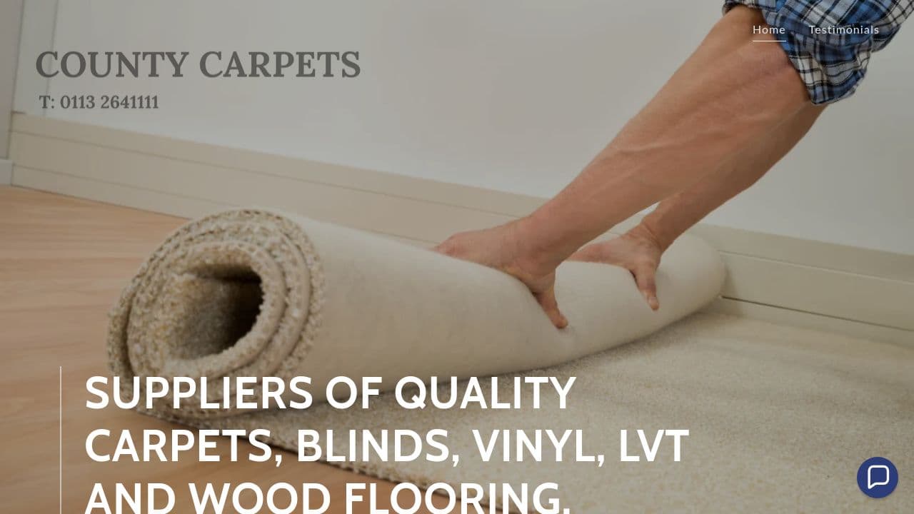 COUNTY CARPETS LEEDS LIMITED website screenshot