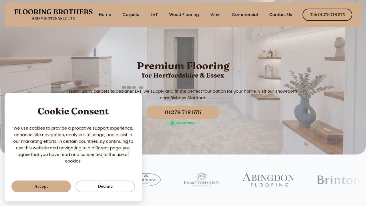 3 BROTHERS FLOORING LTD website screenshot