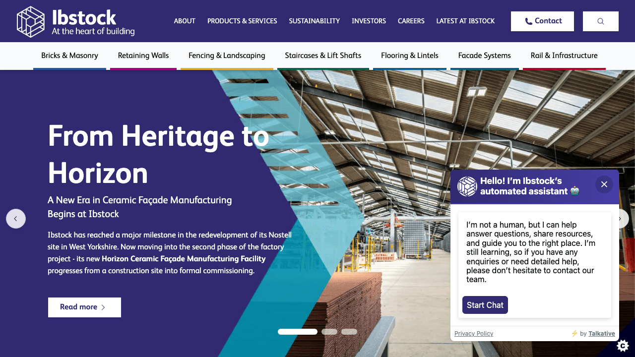 Ibstock plc — Building Services in Leicester