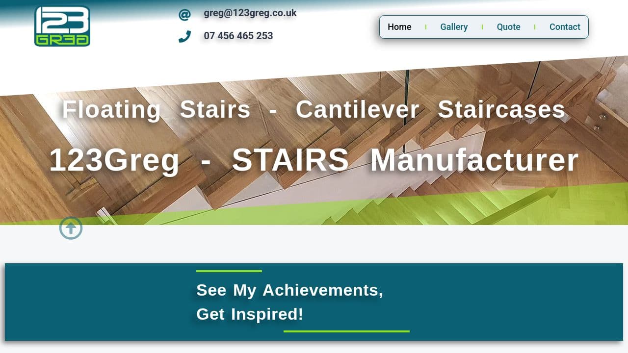 123 GREG LTD website screenshot