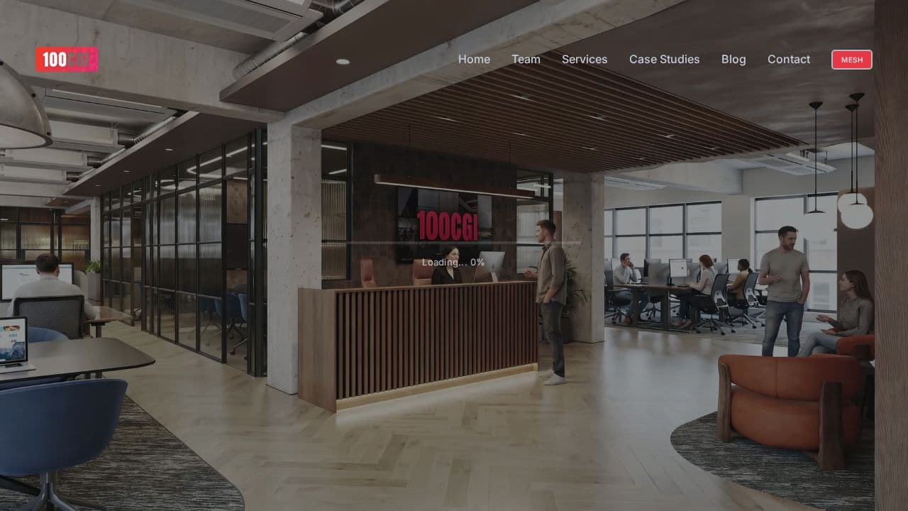 100CGI STUDIO LTD website screenshot