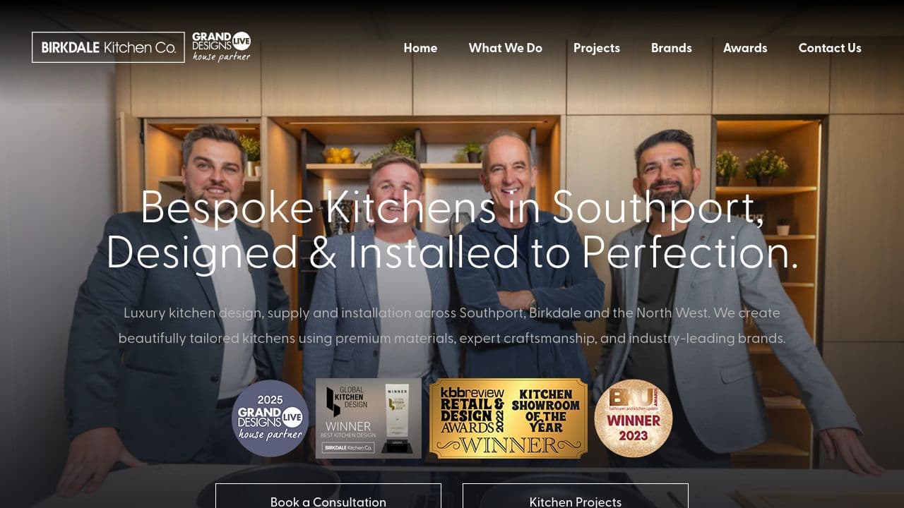 BIRKDALE KITCHEN COMPANY LTD website screenshot