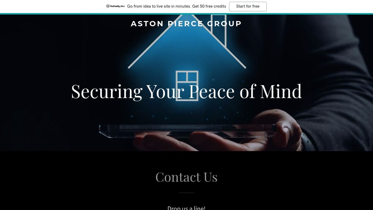 ASTON PIERCE GROUP LIMITED website screenshot