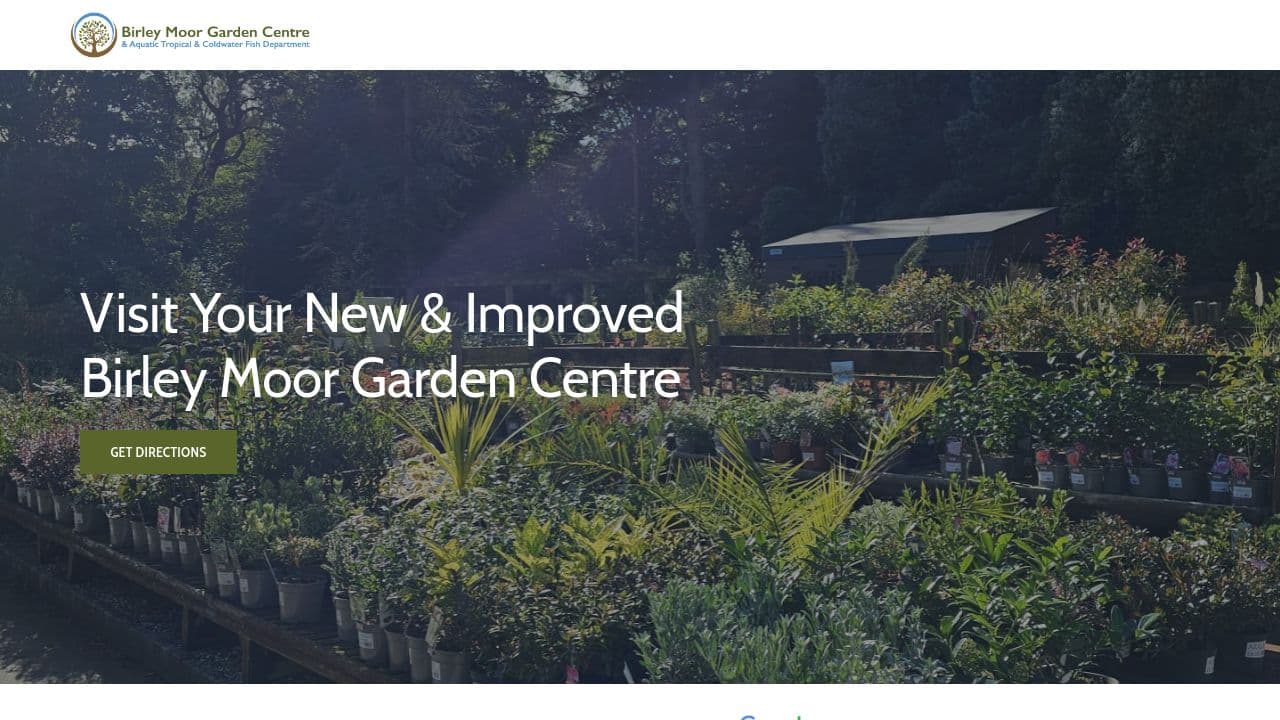 BIRLEY MOOR GARDEN CENTRE LIMITED website screenshot