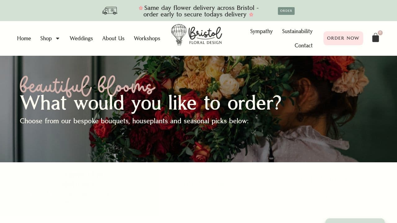 ALL OCCASIONS FLORAL DESIGN LTD website screenshot