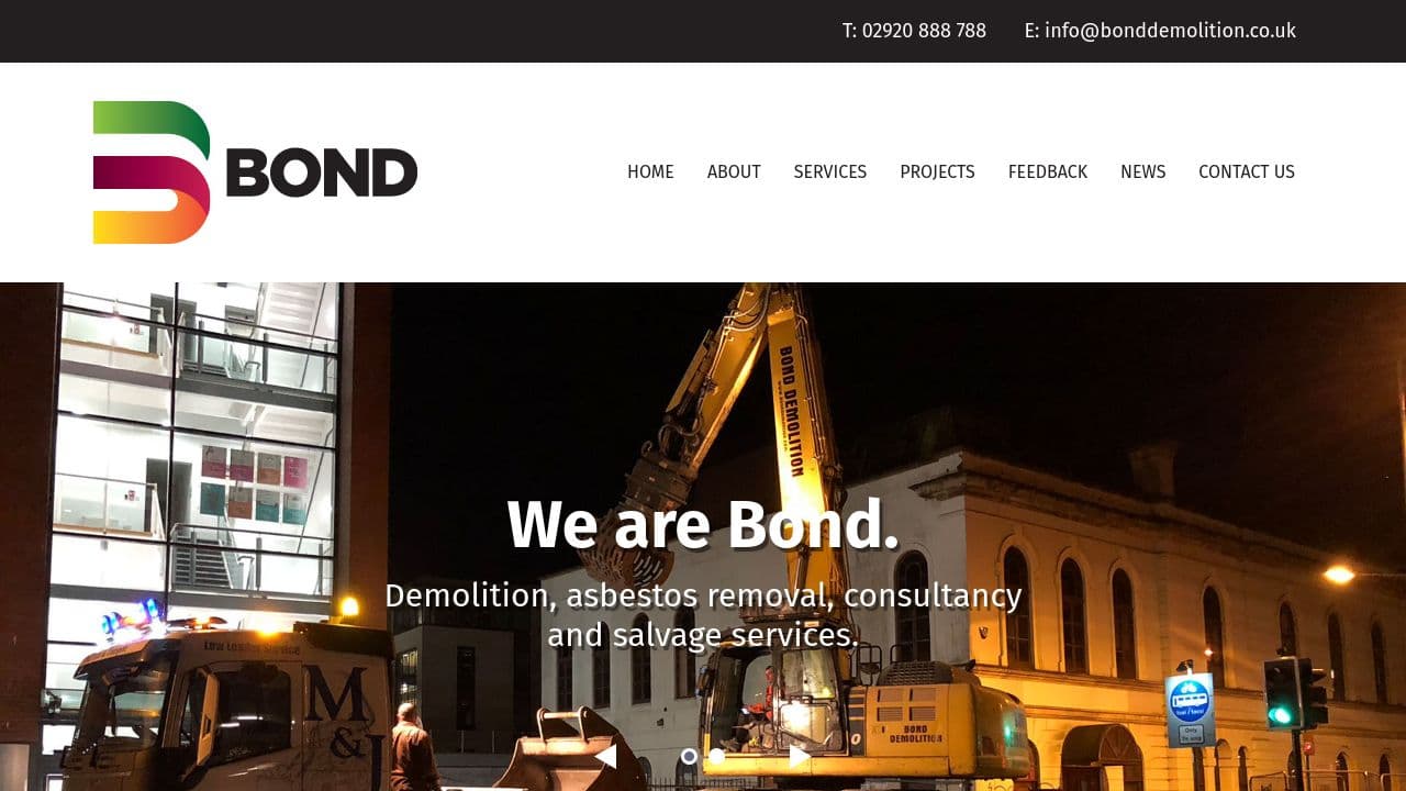 007 DEMOLITION & CONTRACTING LTD website screenshot
