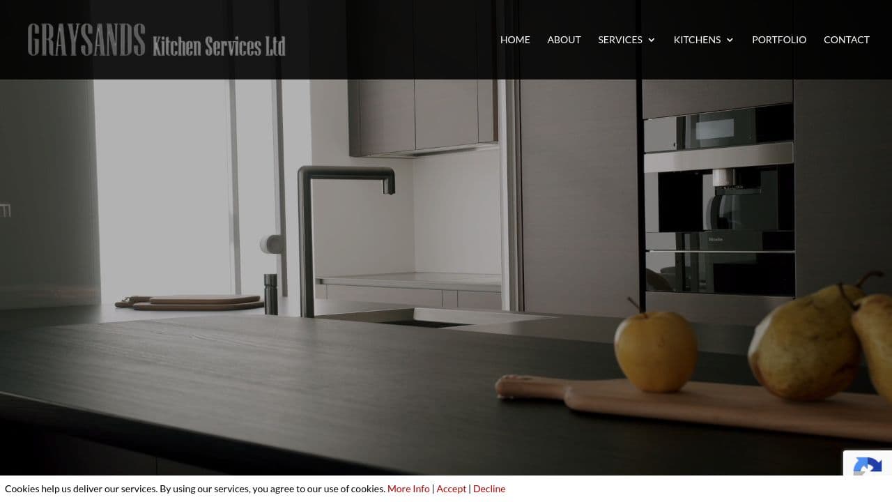 GRAYSANDS KITCHEN SERVICES LTD. website screenshot