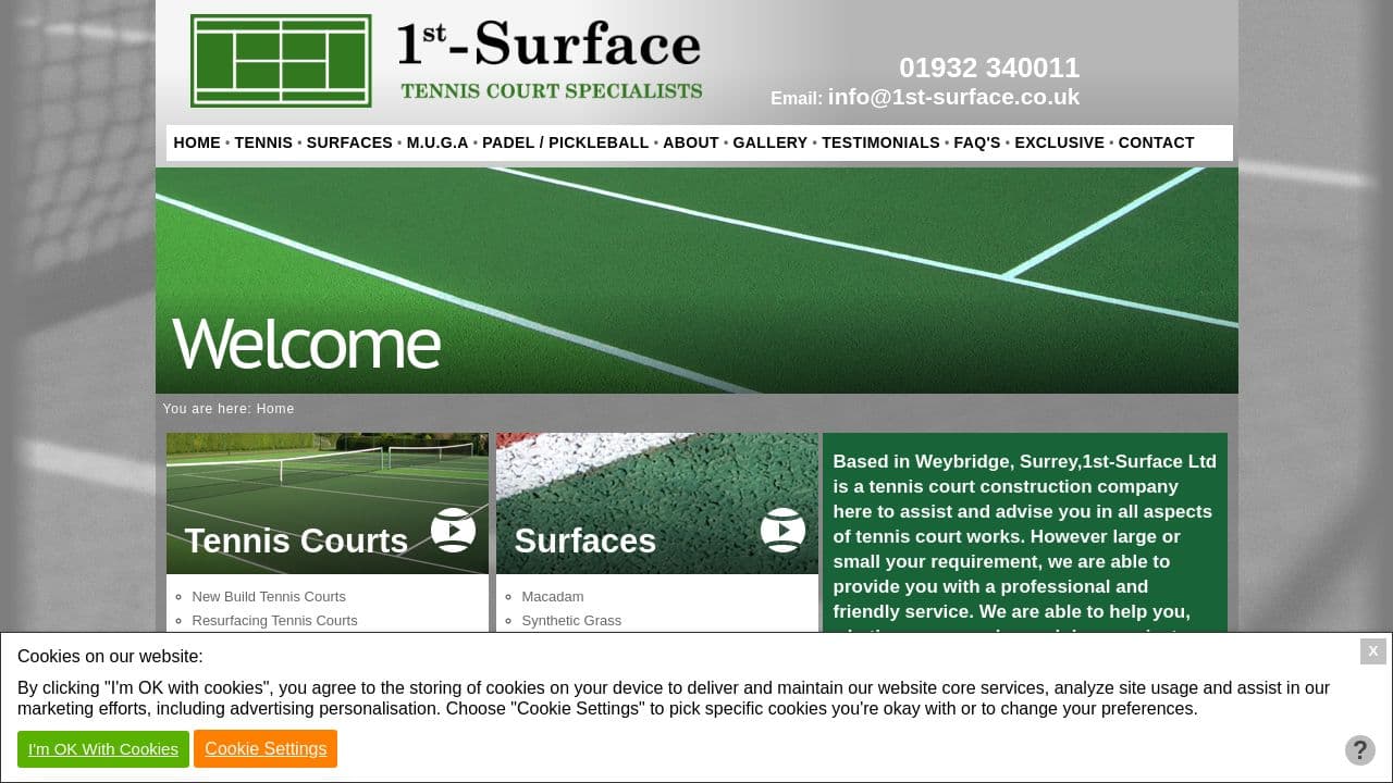 1ST-SURFACE LIMITED website screenshot