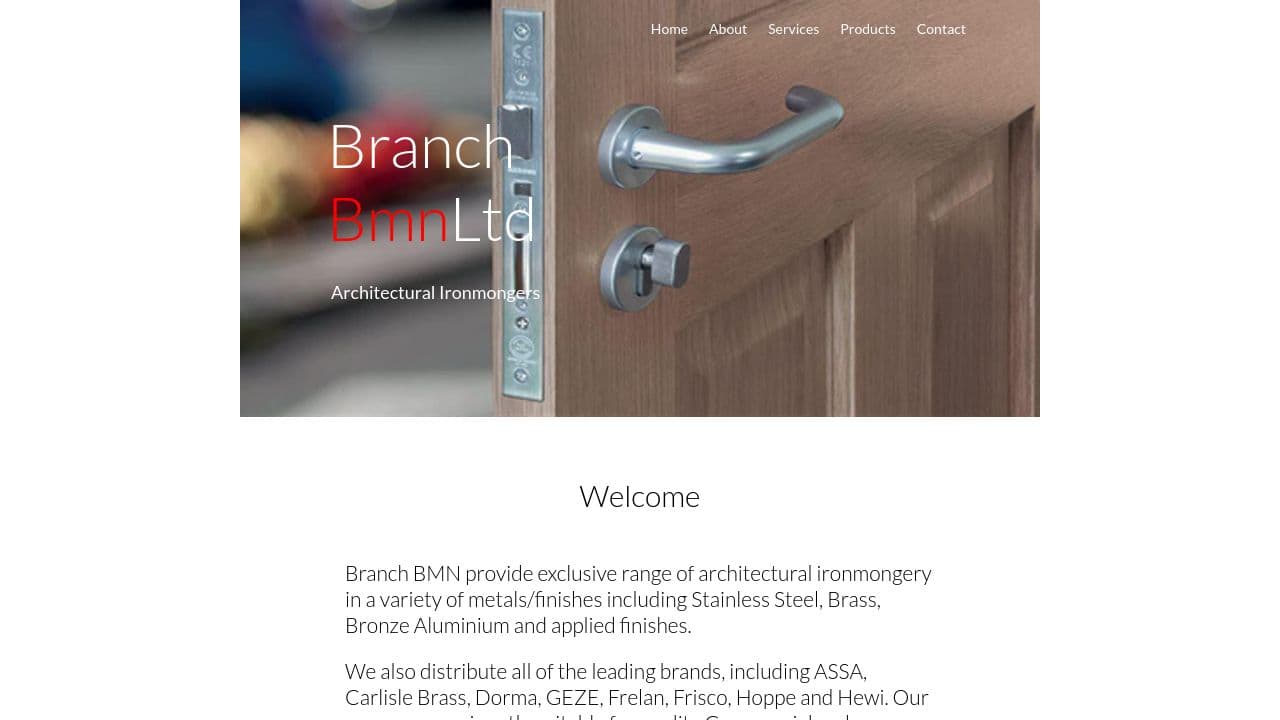 BRANCH BMN LIMITED website screenshot