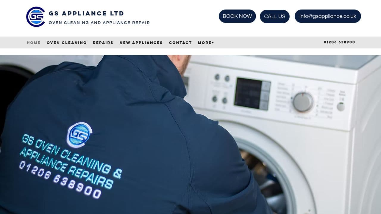 GS APPLIANCE LIMITED website screenshot
