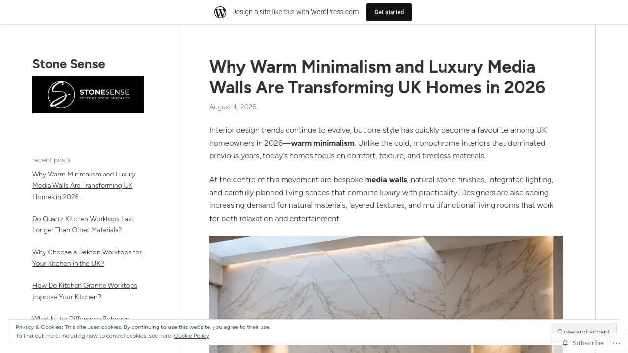 Stone Sense – Luxury Stone Worktops & Surfaces