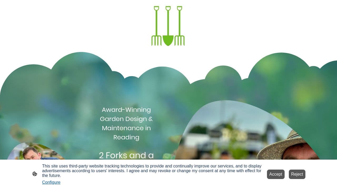2 FORKS AND A SPADE LTD website screenshot