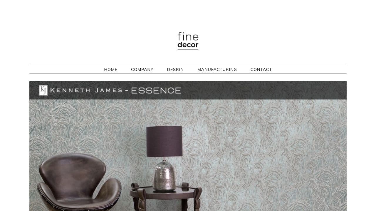 FINE DECOR WALLCOVERINGS LIMITED website screenshot