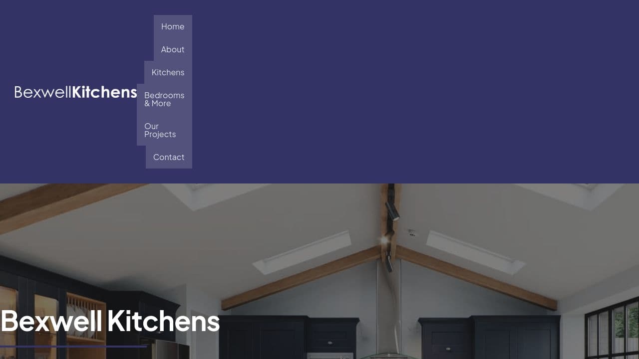 BEXWELL KITCHENS LIMITED website screenshot