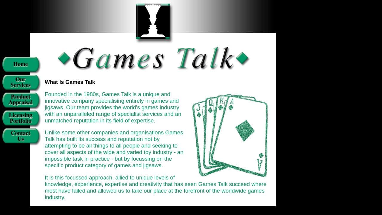 GAMES TALK (SUPPLIES) LIMITED website screenshot