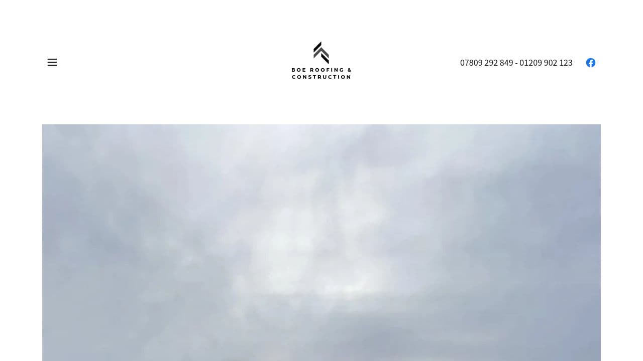 BOE ROOFING LTD website screenshot