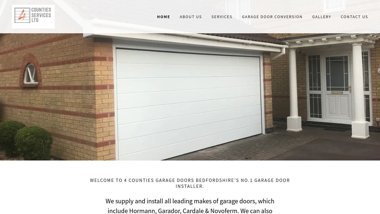 4 COUNTIES SERVICES LIMITED website screenshot