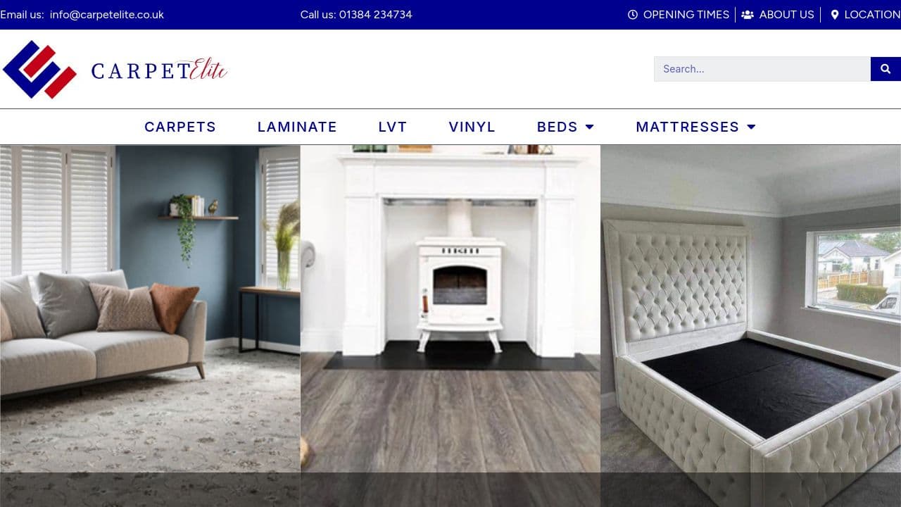 CARPET ELITE LIMITED website screenshot