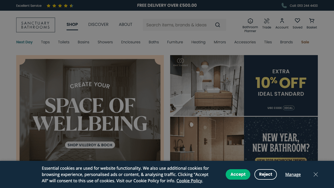 Sanctuary Bathrooms Ltd — Bathrooms in Warwick