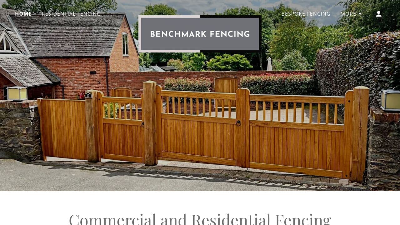 BENCHMARK FENCING CO LTD website screenshot