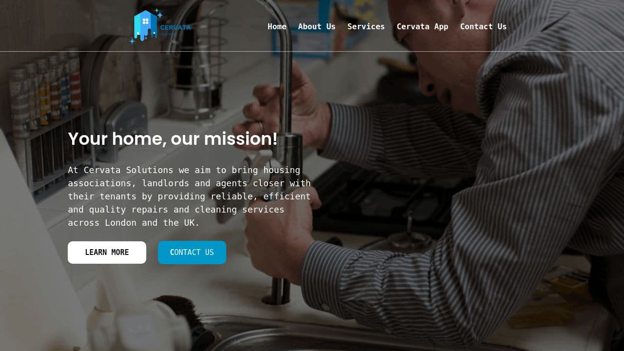 CERVATA SOLUTIONS LTD website screenshot