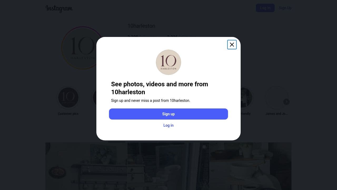 10 HARLESTON LTD website screenshot
