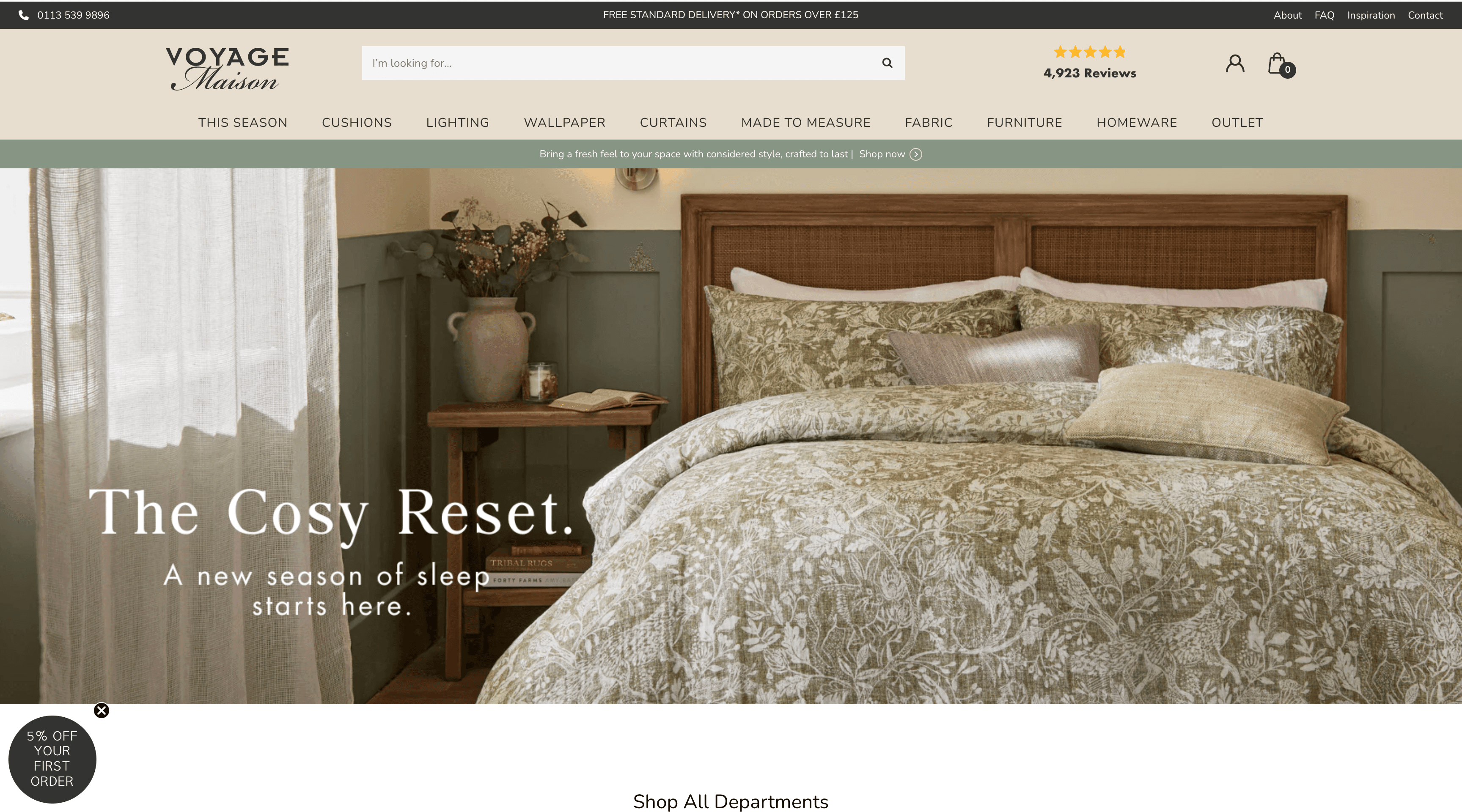 Voyage Decoration Ltd — Soft Furnishings in Glasgow