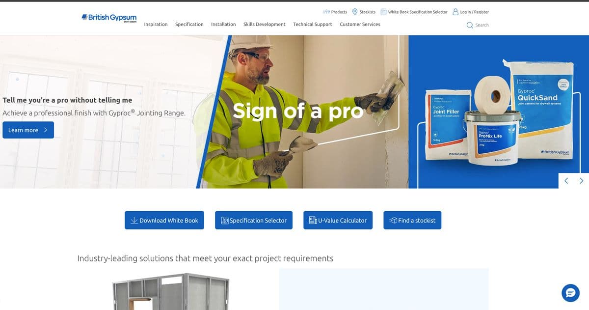 British Gypsum Plasterboard