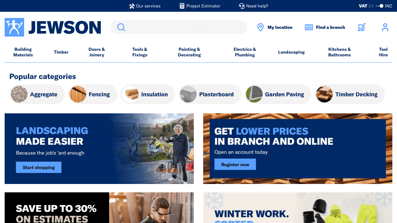 Jewson Ltd — Roofing in Coventry