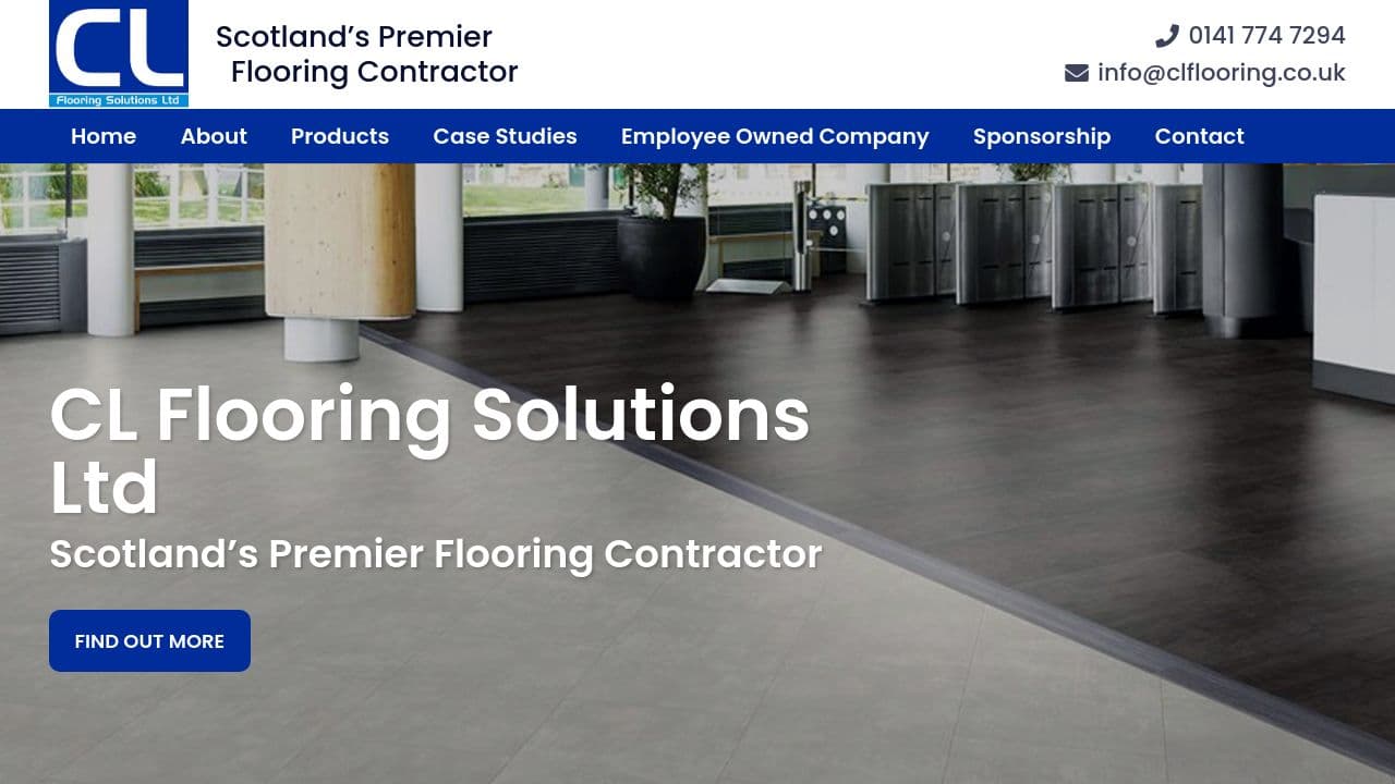 C.L. FLOORING SOLUTIONS LTD. website screenshot