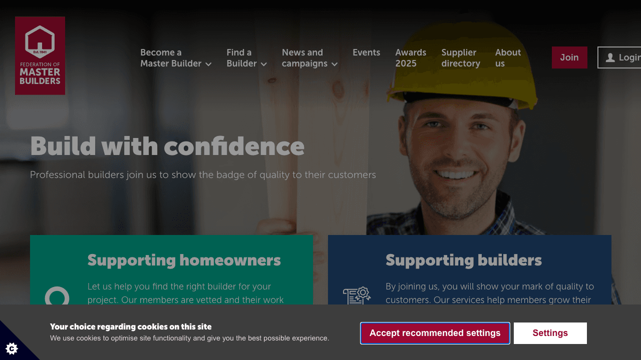 Federation of Master Builders — Building Services in London