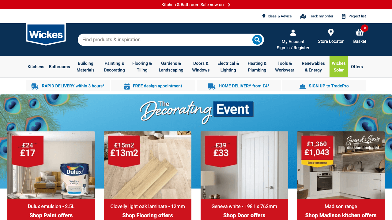 Wickes Building Supplies Ltd — Building Services in Watford