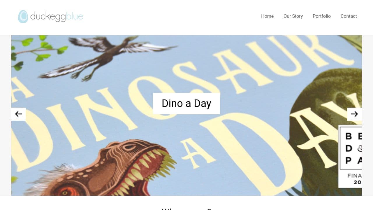 DUCK EGG BLUE LIMITED website screenshot