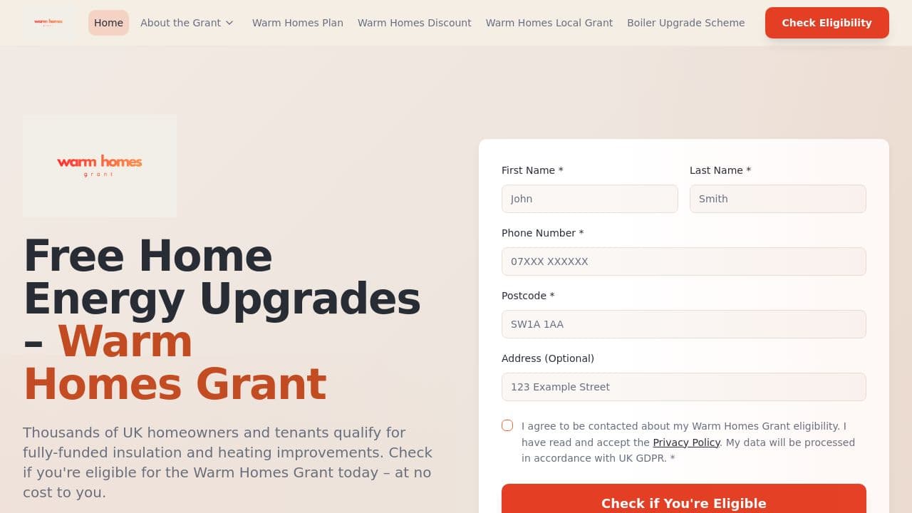 Warm Homes Grant