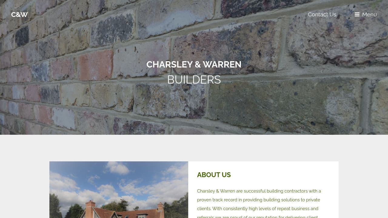 CHARSLEY & WARREN LIMITED website screenshot