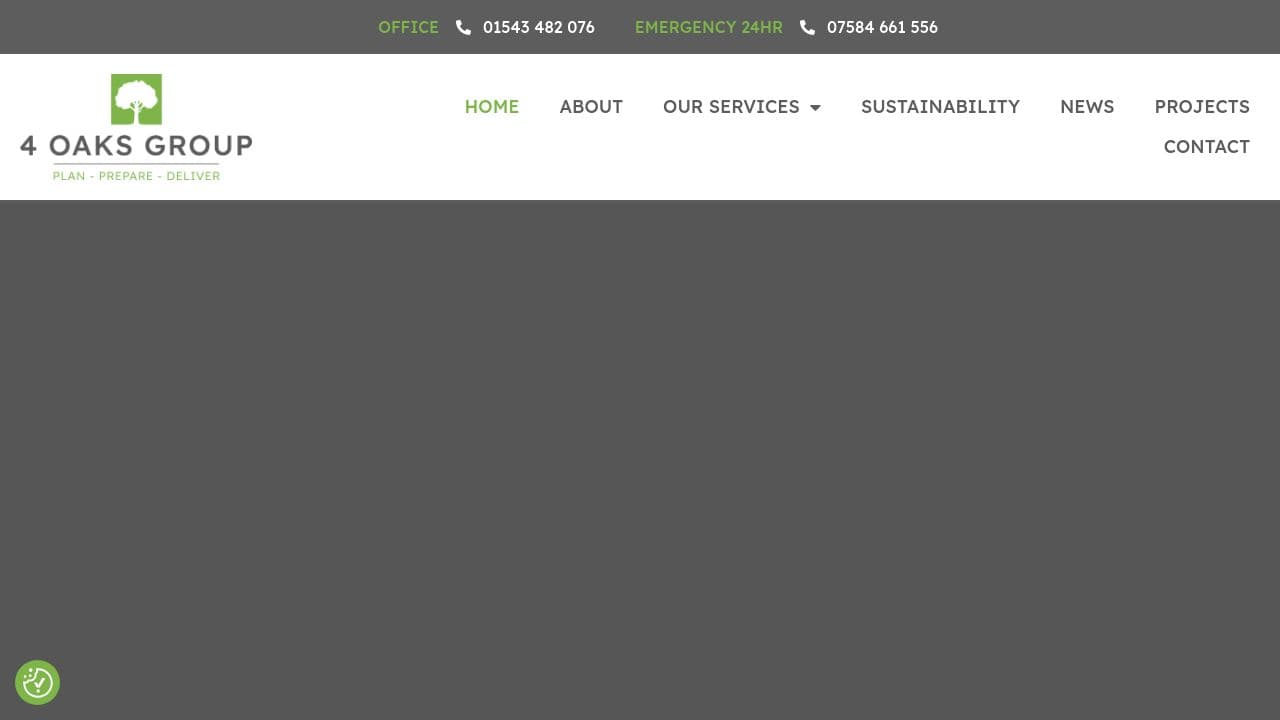 4 OAKS GROUP LTD website screenshot