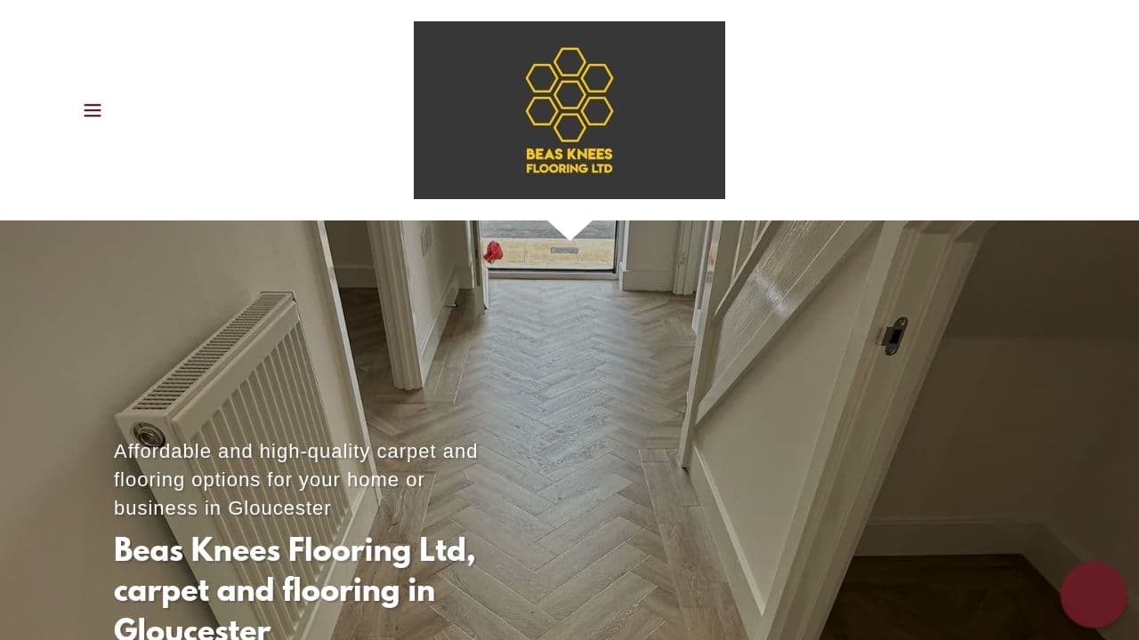 BEAS KNEES FLOORING LTD website screenshot