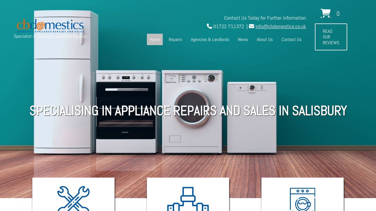 C B DOMESTICS LIMITED website screenshot