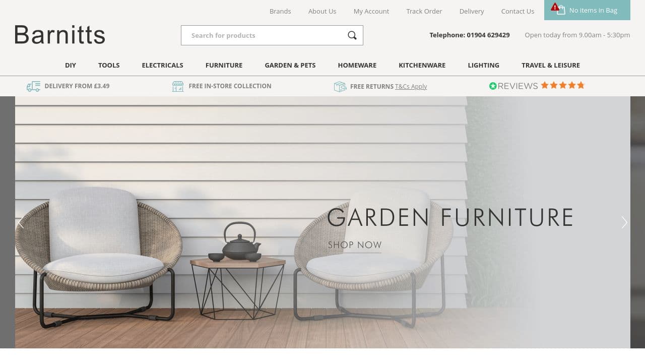 BARNITTS LIMITED website screenshot