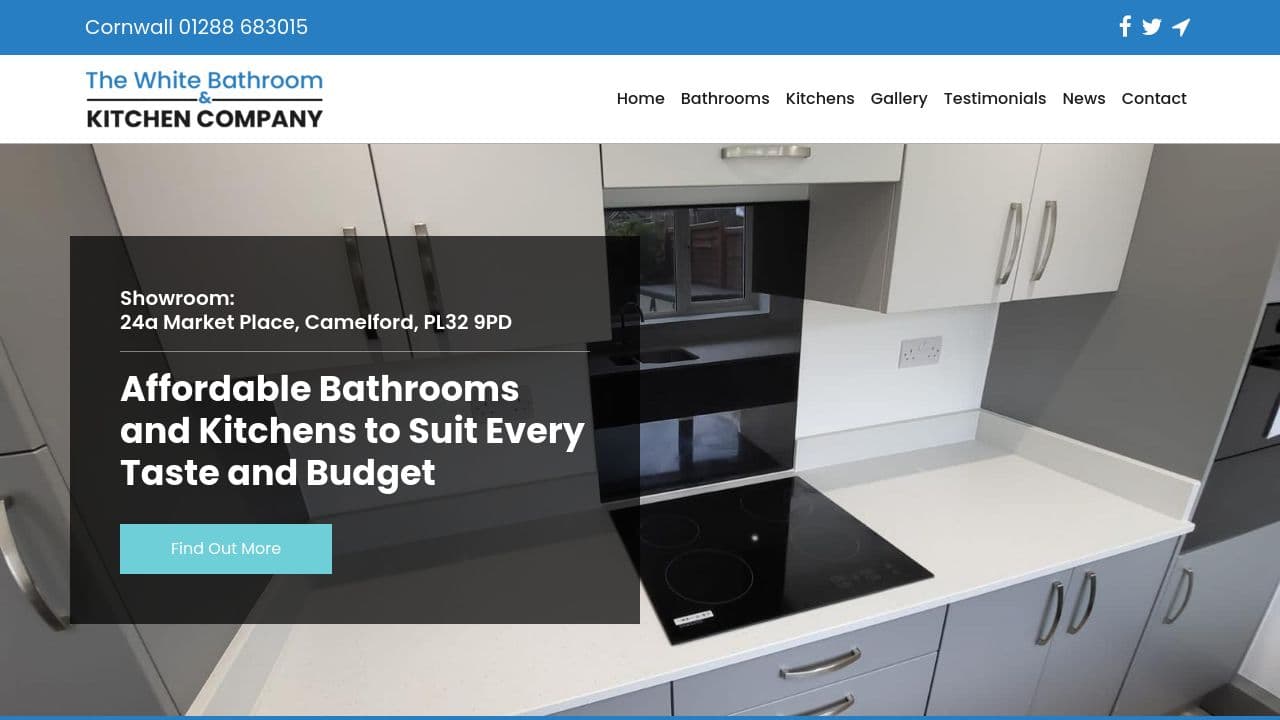 A WHITE BATHROOM COMPANY LIMITED website screenshot