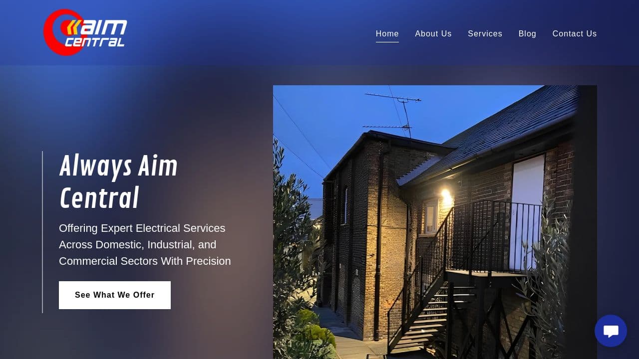 AIM CENTRAL LIMITED website screenshot